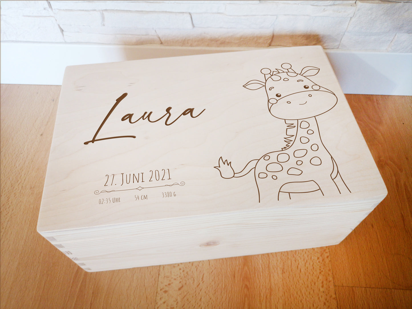 Personalized Memory Box For Newborn / Baby Shower Keepsake Box #10