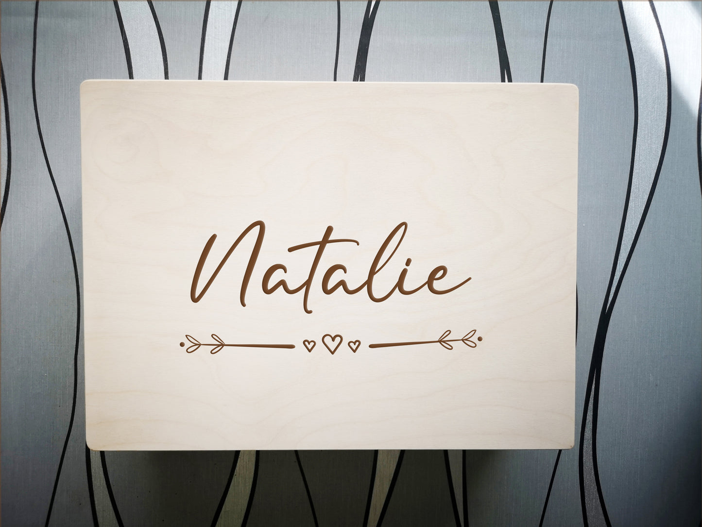Personalized Memory Box For Newborn / Baby Shower Keepsake Box #19