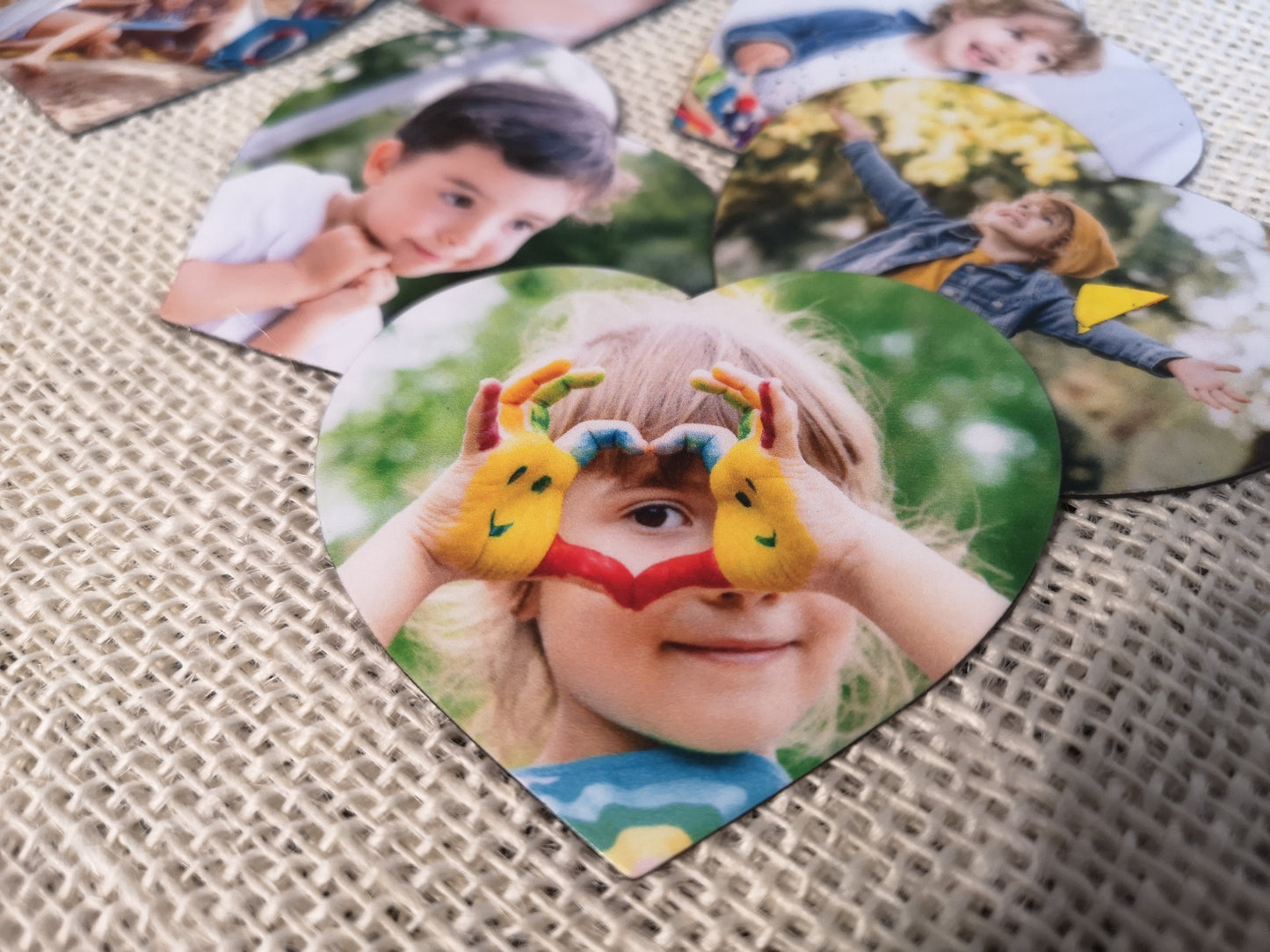 Personalized Fridge Photo Magnet - Heart