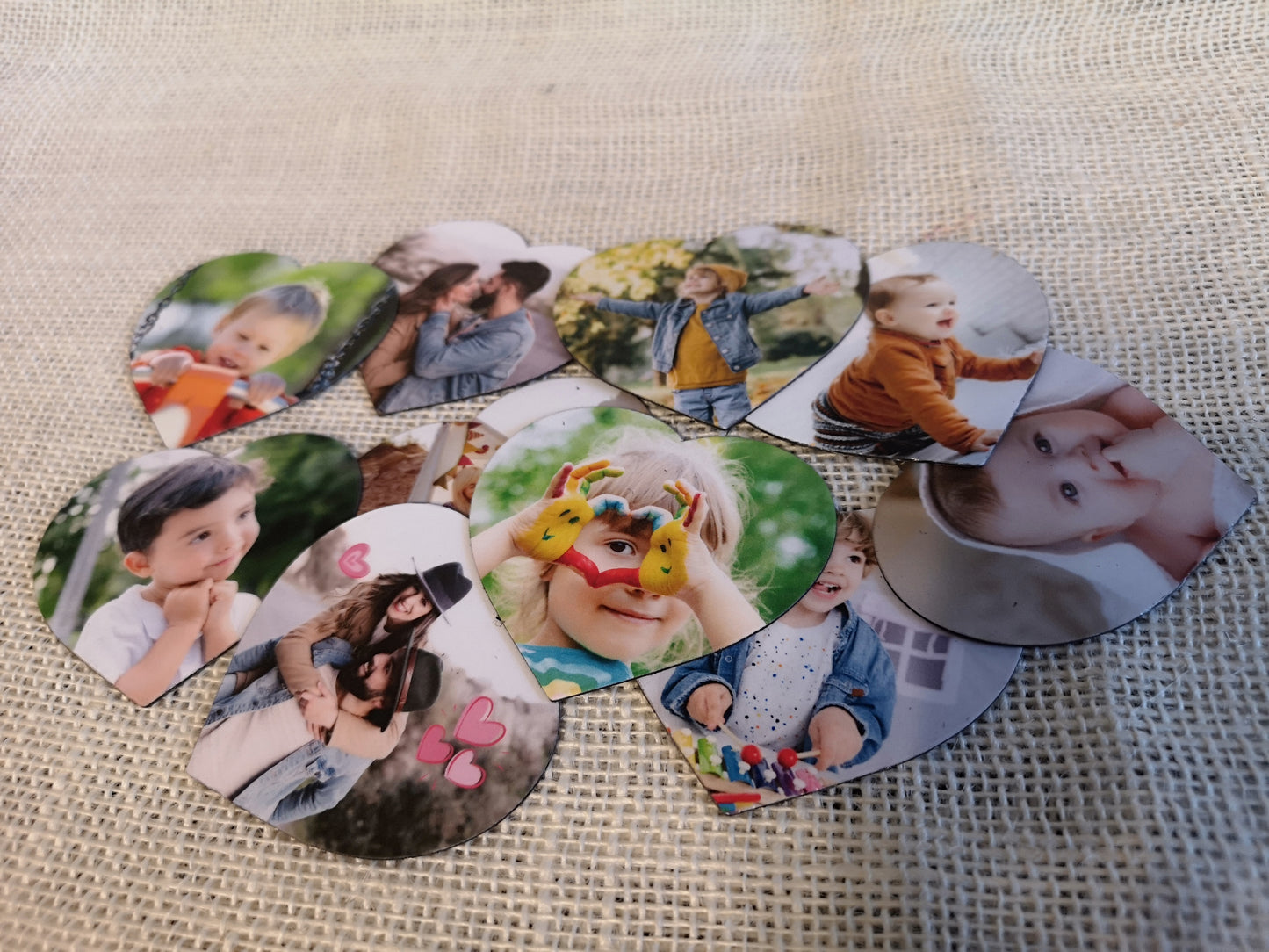 Personalized Fridge Photo Magnet - Heart