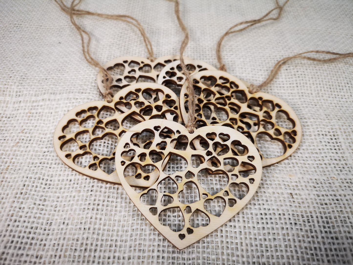 Laser Cut Wooden Christmas Tree Baubles #3