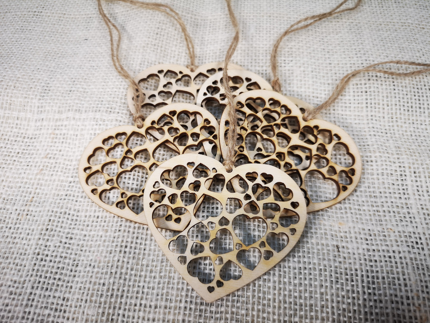 Laser Cut Wooden Christmas Tree Baubles #3