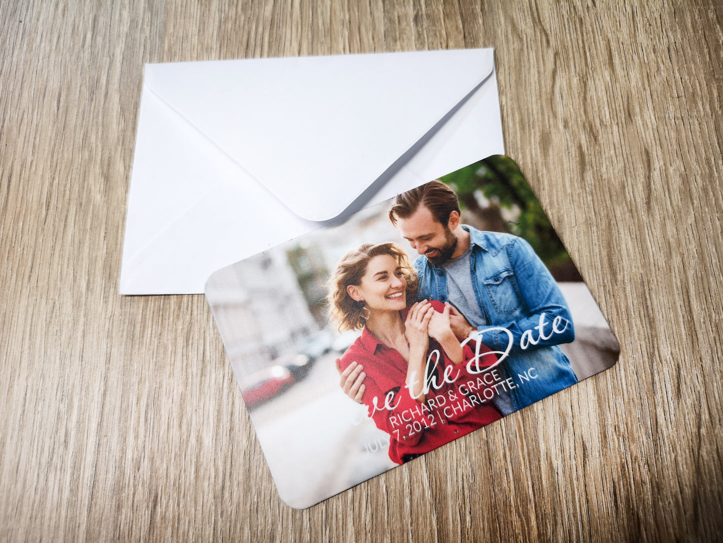 Save the date Personalized Photo Magnet #8 10x7