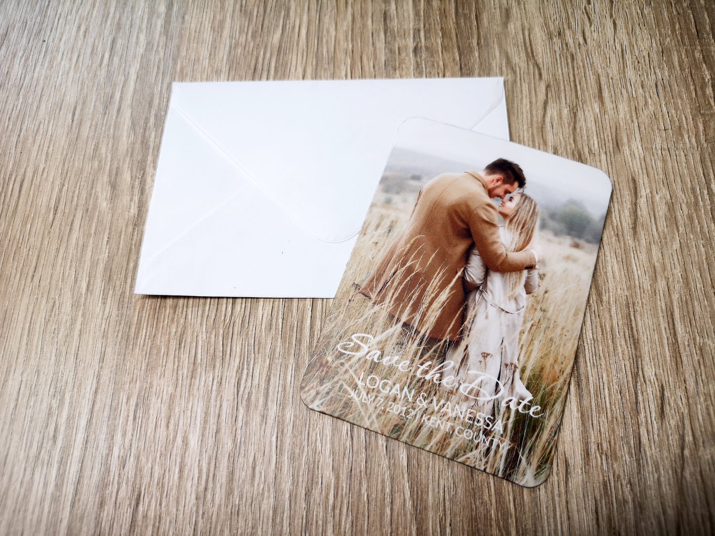 Save the date Personalized Photo Magnet #4 10x7