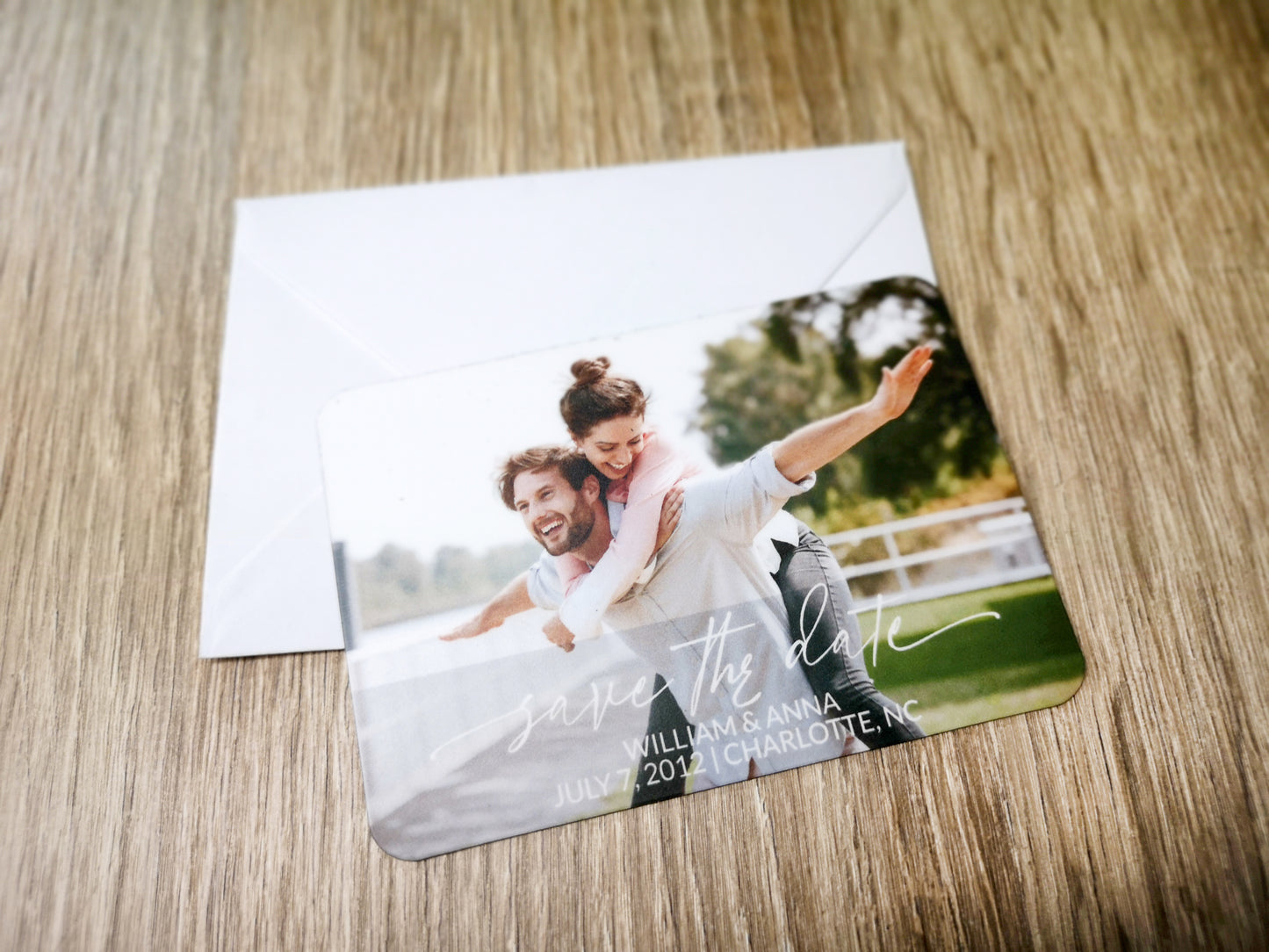 Save the date Personalized Photo Magnet #9 10x7