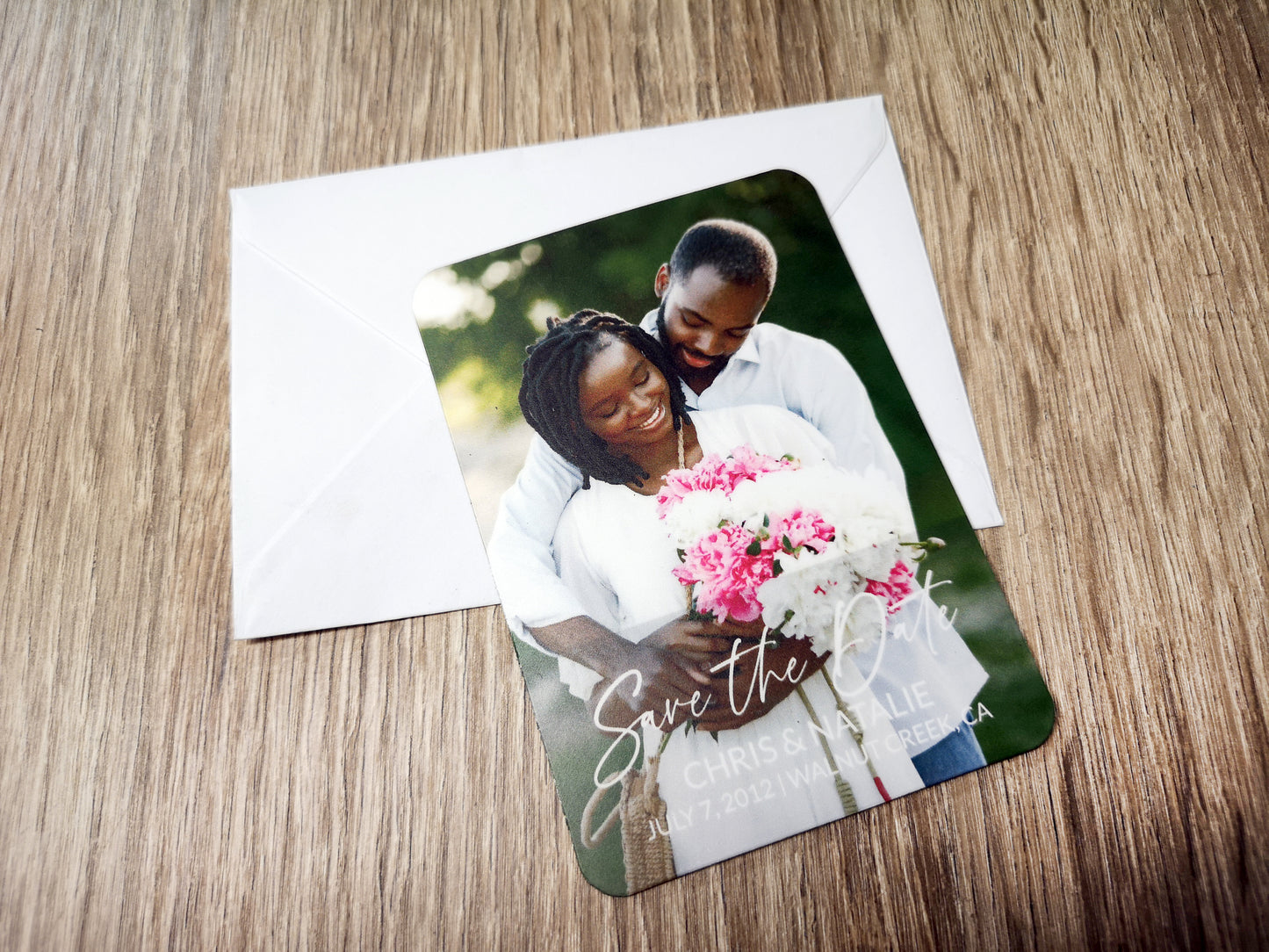 Save the date Personalized Photo Magnet #7 10x7