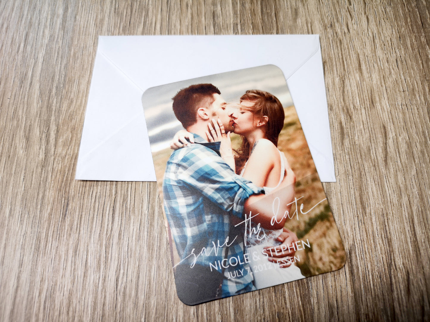 Save the date Personalized Photo Magnet #10 10x7