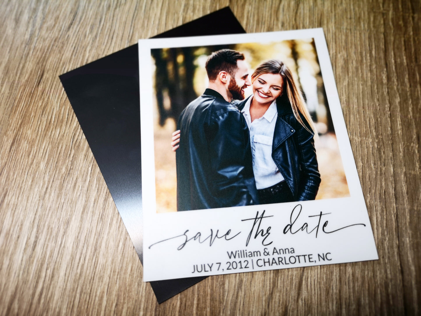 Save the date Personalized Photo Magnet #6 Polaroid