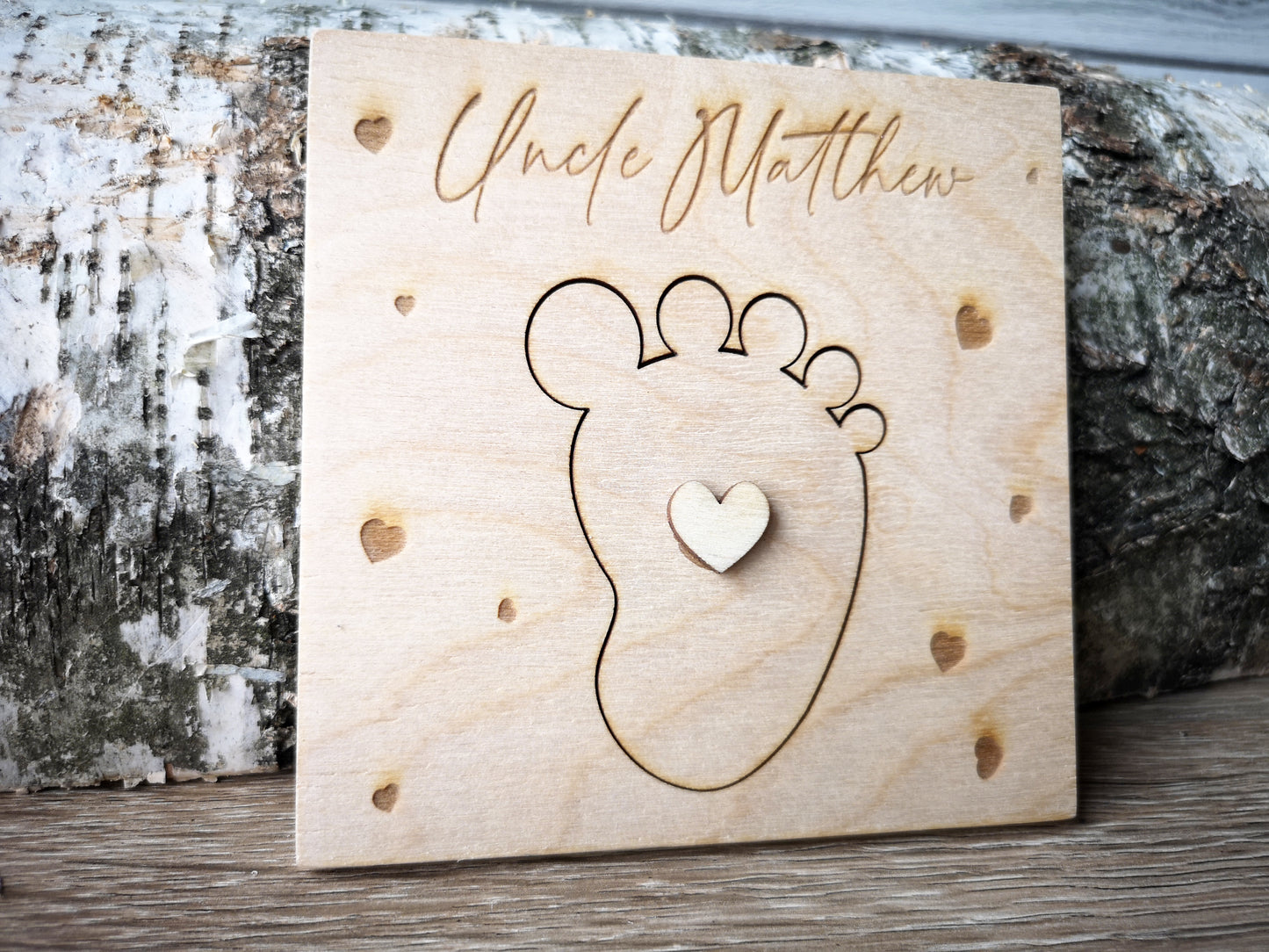 Godparents Invitation - Godmother Godfather Ask - Foot #1