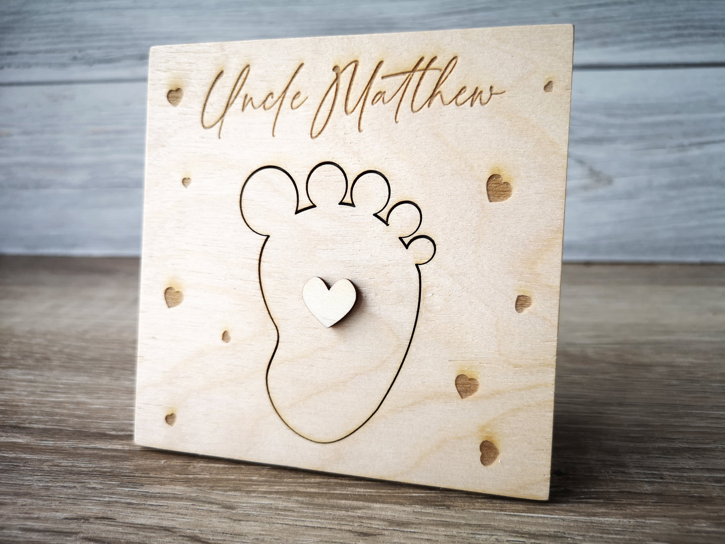 Godparents Invitation - Godmother Godfather Ask - Foot #1