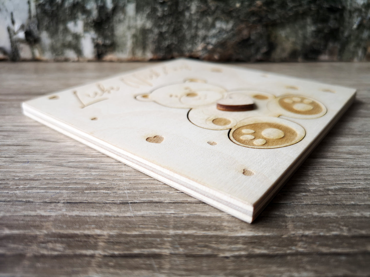 Godparents Invitation - Godmother Godfather Ask - Bear