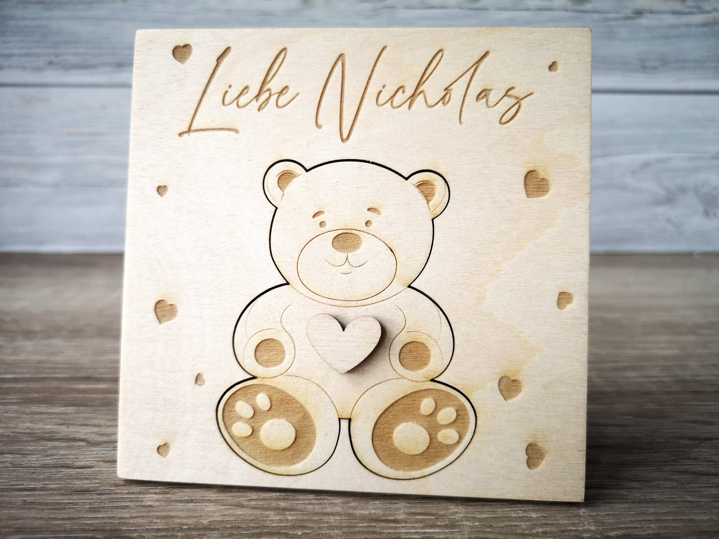 Godparents Invitation - Godmother Godfather Ask - Bear