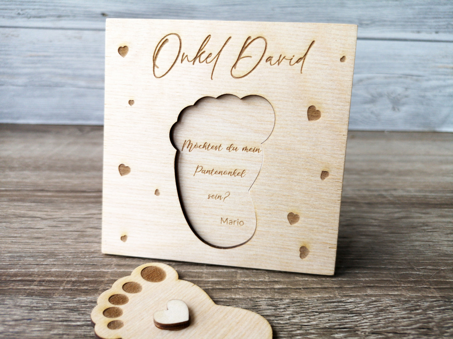 Godparents Invitation - Godmother Godfather Ask - Foot 2