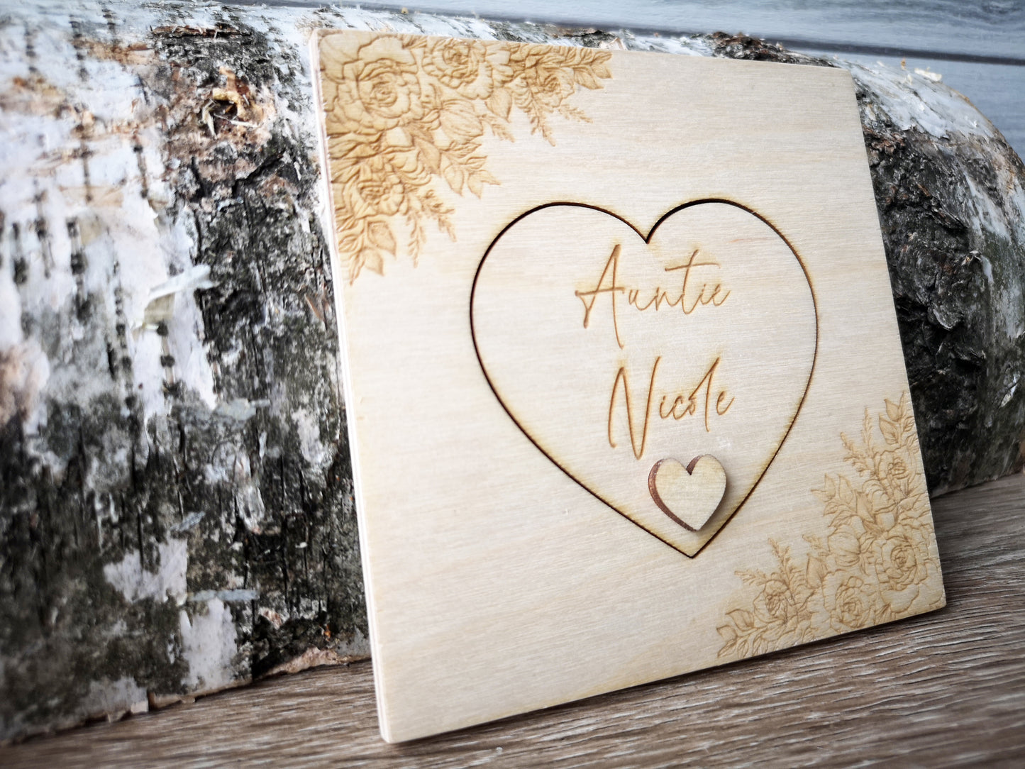 Godparents Invitation - Godmother Godfather Ask - Heart #1