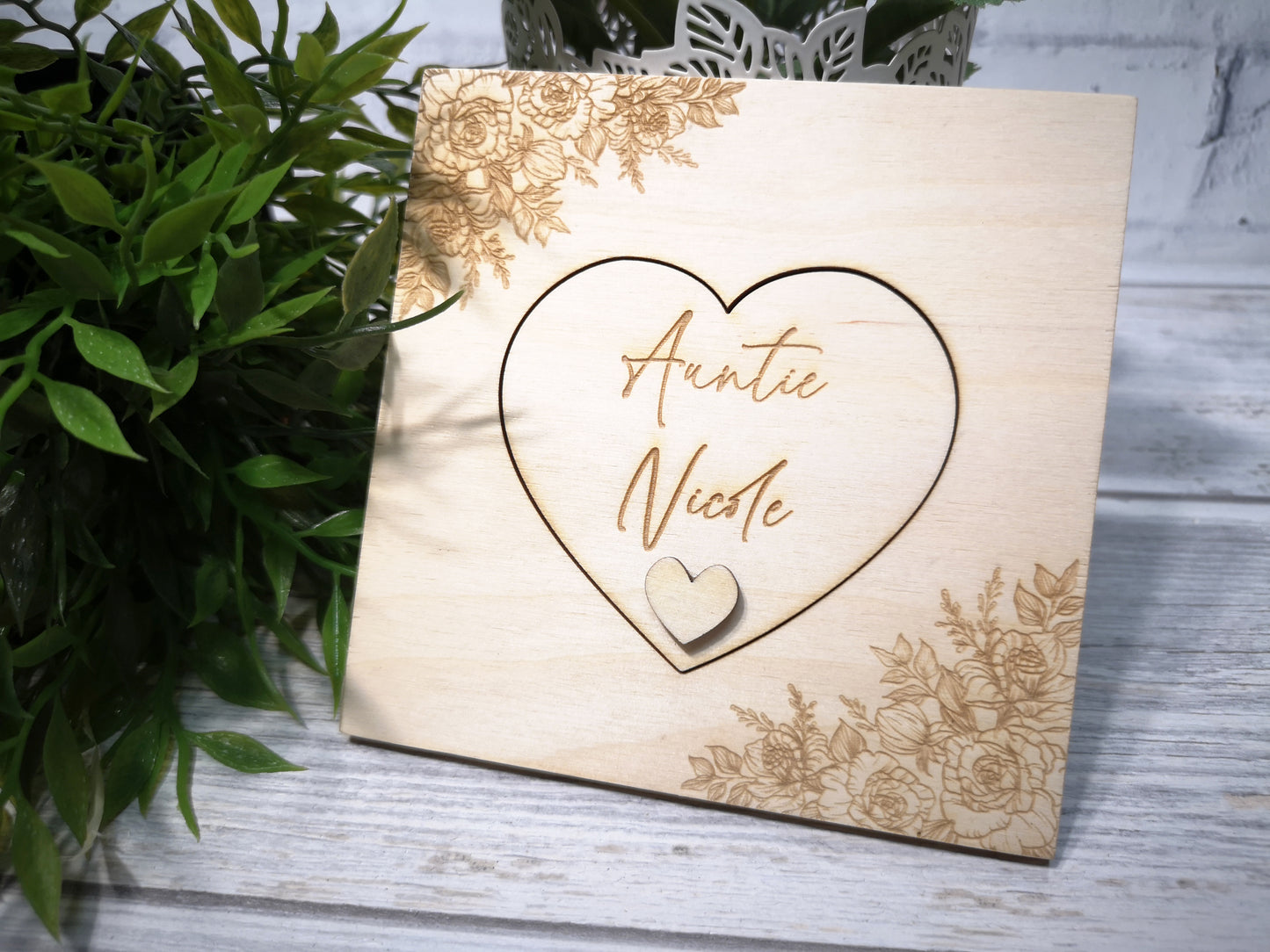 Godparents Invitation - Godmother Godfather Ask - Floral