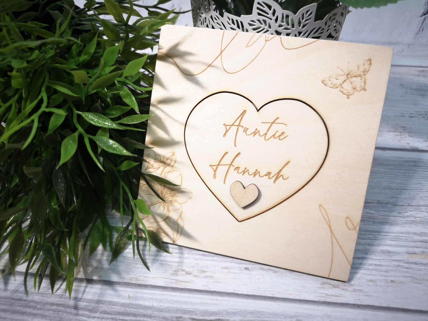 Godparents Invitation - Godmother Godfather Ask - Butterfly
