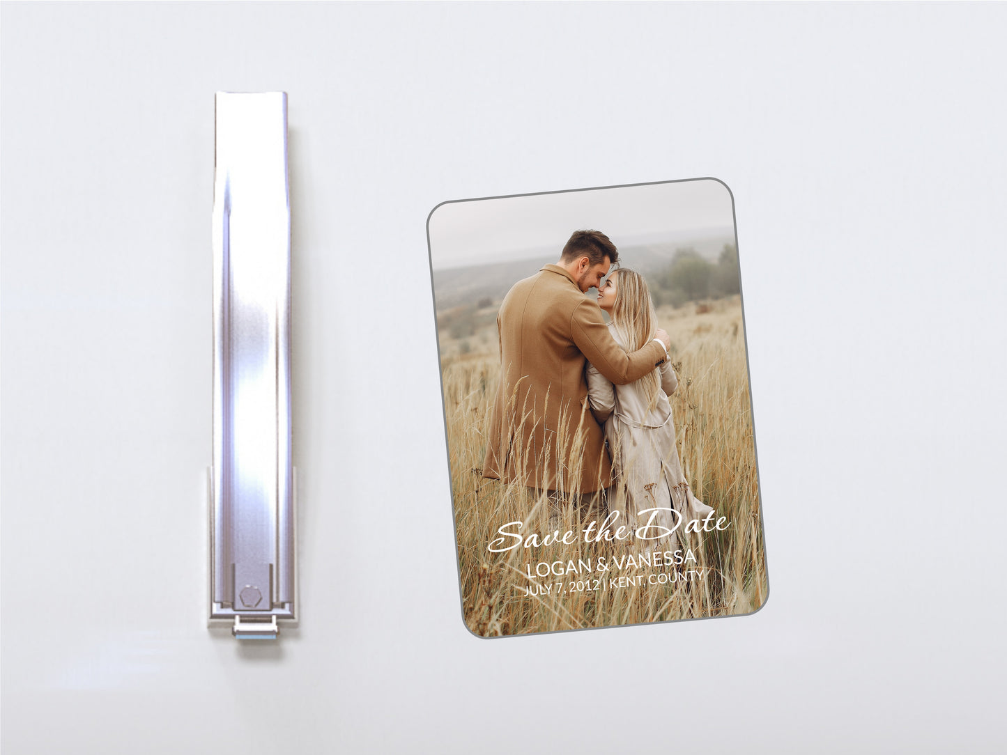 Save the date Personalized Photo Magnet #4 10x7