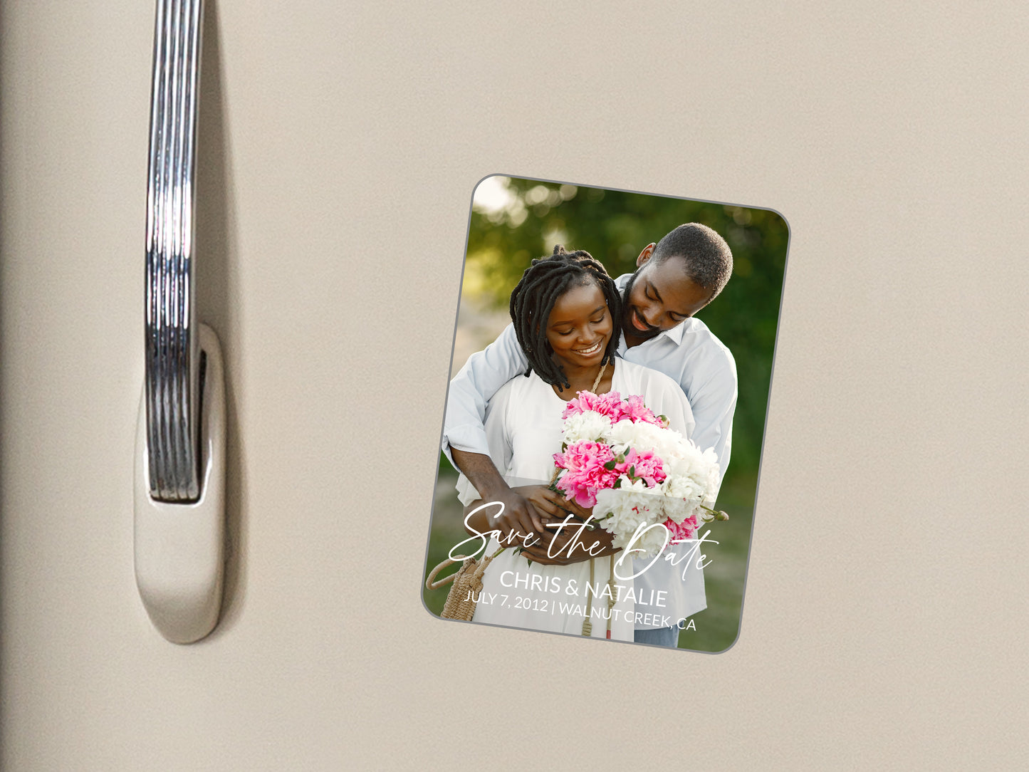 Save the date Personalized Photo Magnet #7 10x7