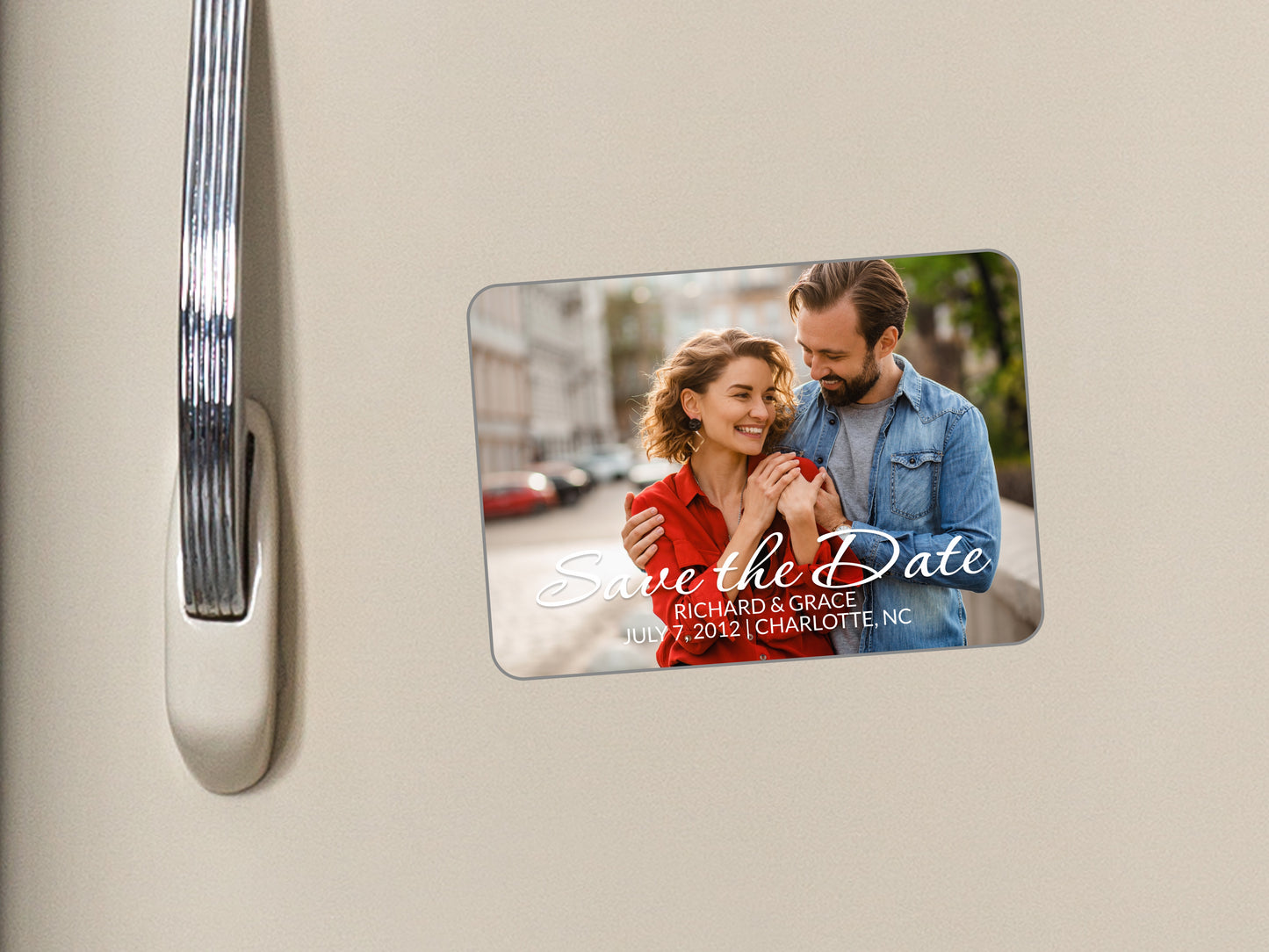 Save the date Personalized Photo Magnet #8 10x7