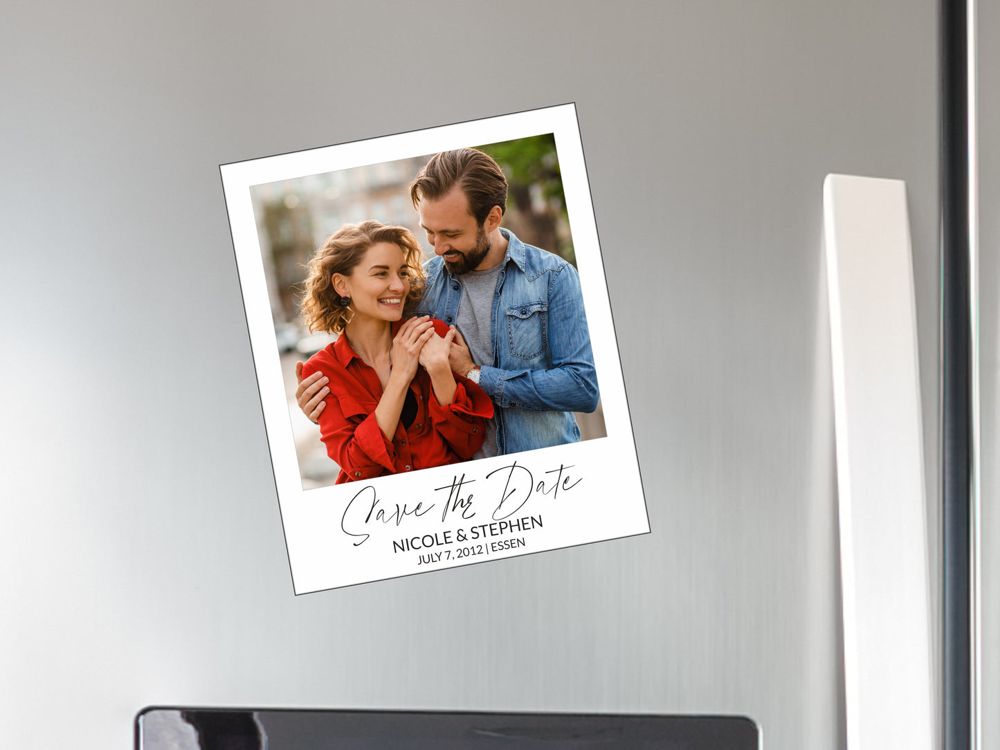 Save the date Personalized Photo Magnet #3 Polaroid