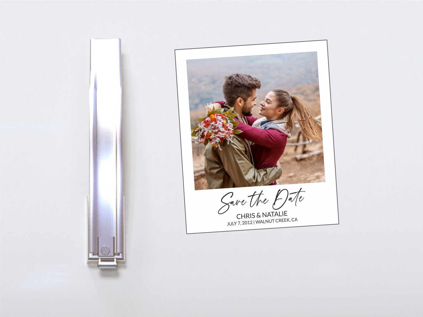 Save the date Personalized Photo Magnet #7 Polaroid