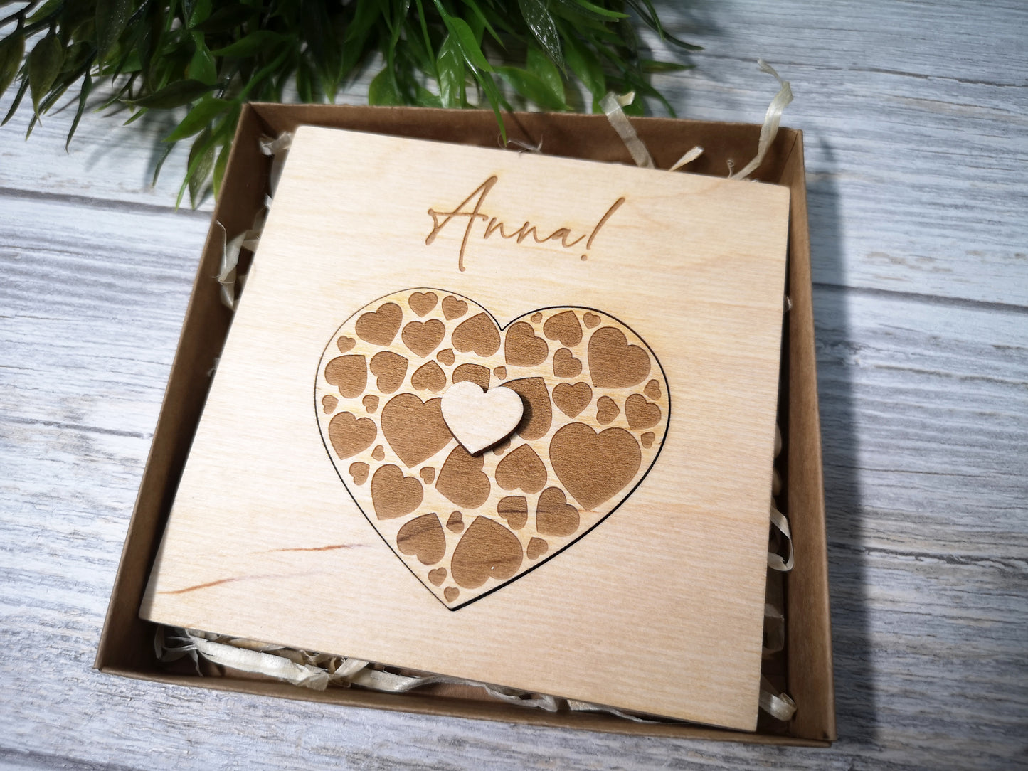 Will you be my Bridesmaid / Maid of Honor Proposal - Wooden Engraved Card #3