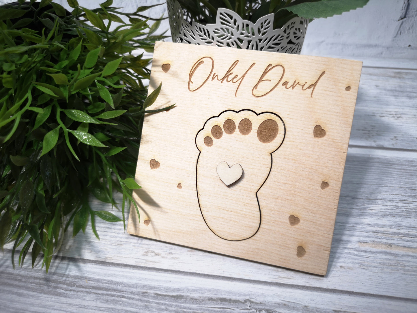 Godparents Invitation - Godmother Godfather Ask - Foot 2