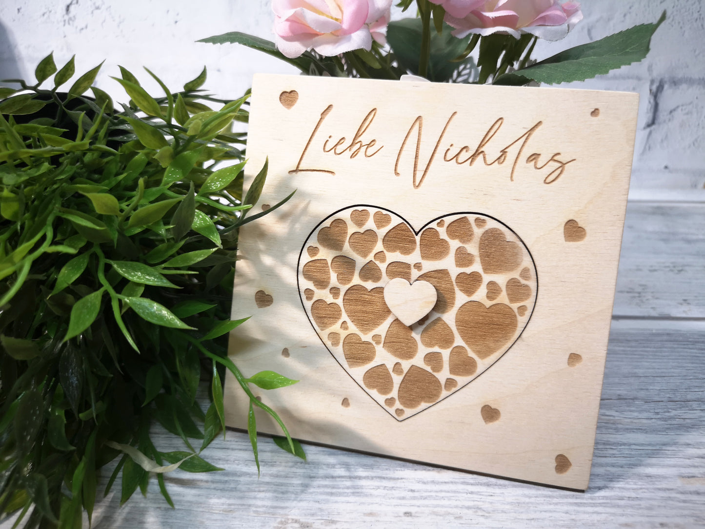 Godparents Invitation - Godmother Godfather Ask - Hearts