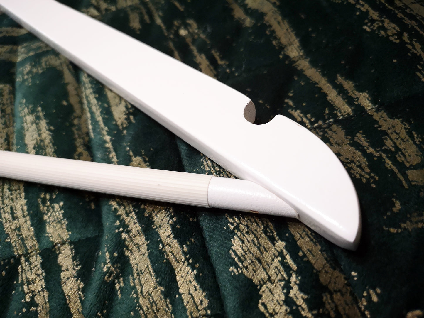 Engraved Dress Hanger for Bridesmaid / Maid of Honor #5 white