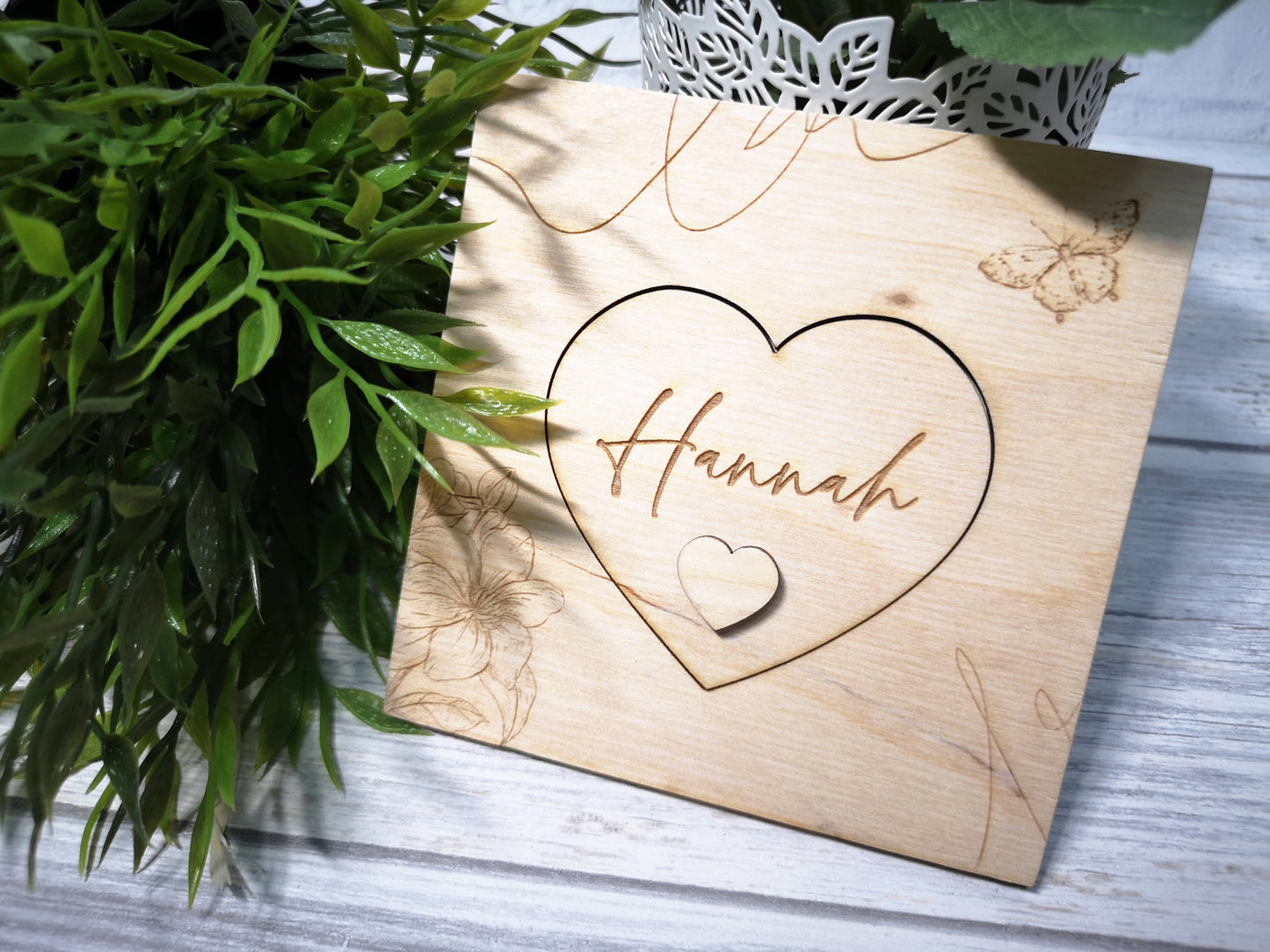 Will you be my Bridesmaid / Maid of Honor Proposal - Wooden Engraved Card #6