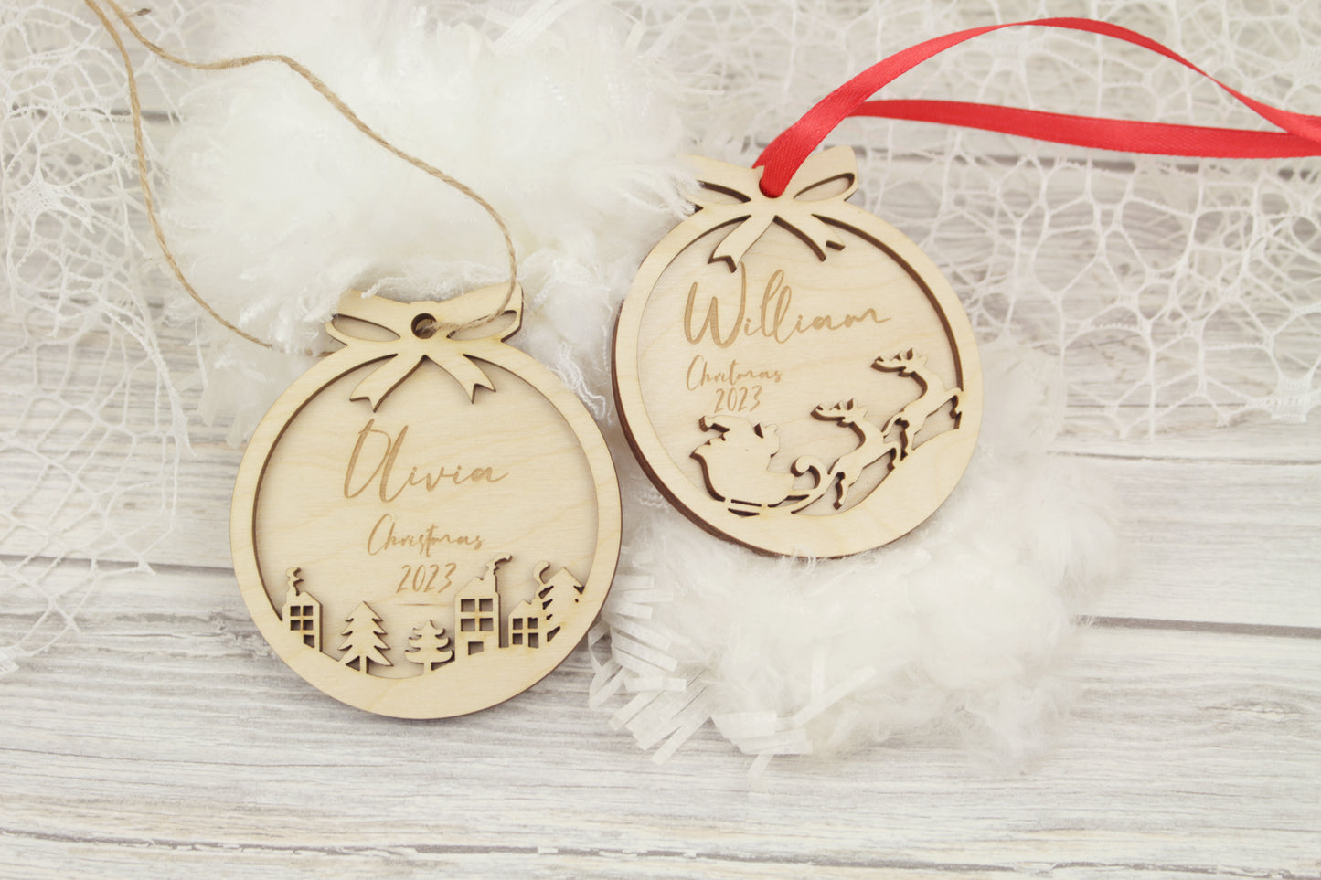 Santa Claus - Personalized Christmas Tree Baubles